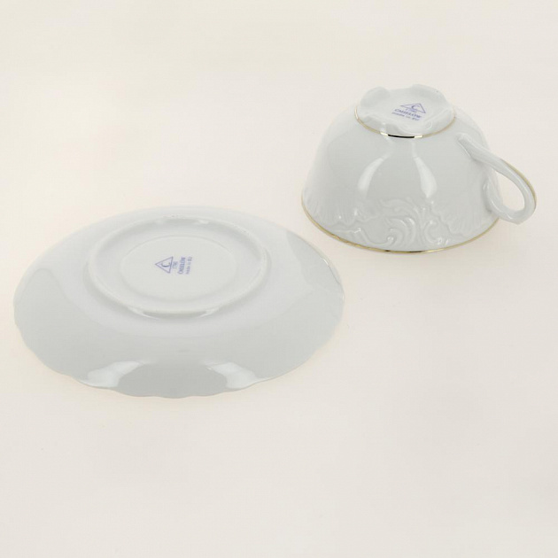 Сервиз чайный 6 предметов (чашки 220мл) CMIELOW Rococo 3604 фарфор 000000000001172764