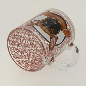 ЧАЙНАЯ Кружка 320мл ОСЗ Французская собака круговая стекло 000000000001167132