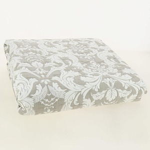 Покрывало DE'NASTIA 210x230см жаккард флора бежевый U000184 000000000001203213