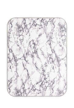 Коврик для сушки посуды 38x51см LUCKY серый мрамор полиэстер 000000000001213267