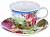 Чайная пара чашка фарфор 220мл/блюдце Ваза с цветами подарочная упаковка Флора Olaff 124-01038 000000000001197811