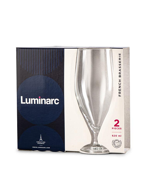 ФРАНЦУЗСКИЙ РЕСТОРАНЧИК Набор бокалов для пива 2шт 620мл LUMINARC стекло 000000000001116241