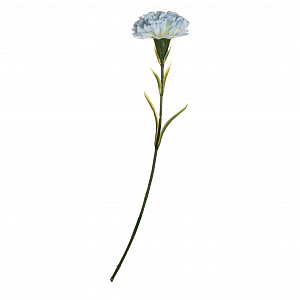 Цветок искусственный Гвоздика 41,5см светло-голубая 000000000001218350