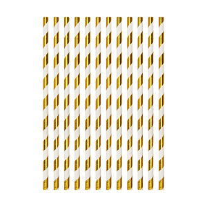 Набор трубочек 12шт золото 000000000001222116