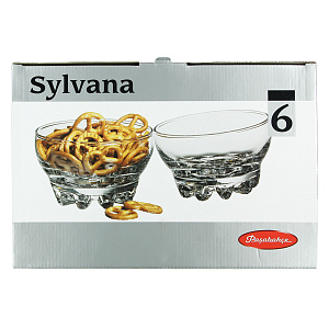 SYLVANA Набор салатников 6шт 10см PASABAHCE стекло 000000000001061189