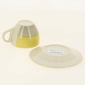 Пара чайная 220мл/блюдце ELRINGTON АЭРОГРАФ Солнечное утро керамика 000000000001194252