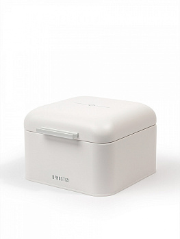 Хлебница 20x20x13,5см DE'NASTIA белый углеродистая сталь 000000000001230966