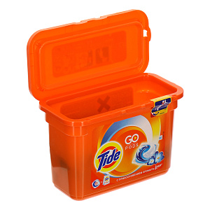 Жидкий стиральный порошок в растворимых капсулах C прикосновением аромата Lenor Tide P&G, 25.2г, 15 шт. 000000000001124604