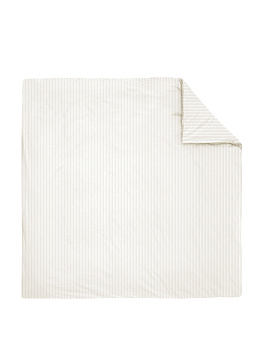 Пододеяльник 200x220см DE'NASTIA молочный сатин-страйп хлопок100% 000000000001195005
