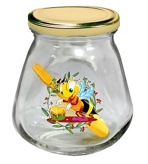 Банка для хранения 260 мл с металлической крышкой, стекло, артикул 626-137 000000000001202864