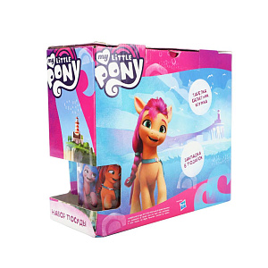 Набор детской посуды 3 предмета ND PLAY Мой маленький пони Вместе лучше стекло 000000000001212261