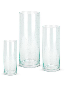 Ваза цилиндр 3в1 25х10см/20х8см/15х6см ST стекло 000000000001228941