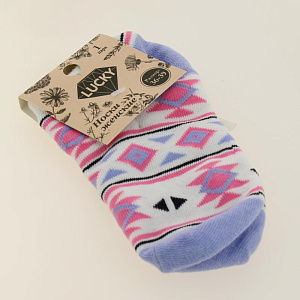 Носки женские укороченные серо-голубой р.36-39 LUCKY J000033 000000000001184378