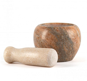 Ступка с пестиком 9,5х8см каменная Ступка с пестиком 9,5х8см каменная 000000000001213745