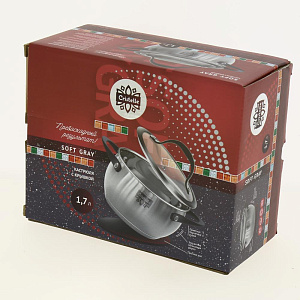 Кастрюля Cristelle Soft Grey, объем 1,7л, код  Cr2240 000000000001187662