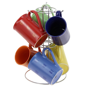 Набор кружек Wellberg, керамика, 7 предметов 000000000001172380