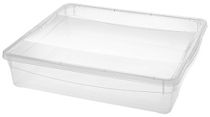 Ящик 40х33,5х8,5см 9л ECONOVA КРИСТАЛЛ универсальный бесцветный пластик 000000000001017408