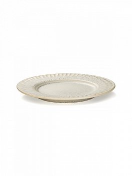 Тарелка плоская DeNASTIA Arctica D18,7 керамика, бежевый CE00548 000000000001224525