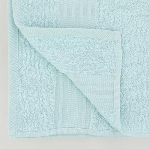 Полотенце махровое 60х100см LUCKY бордюр полосы зеленое 100% хлопок 000000000001208933