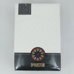 Пододеяльник 145х210см DE'NASTIA бежевый сатин-клетка хлопок100% 000000000001208206