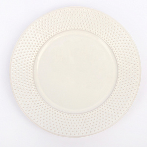 Тарелка десертная 21см белый глазурованная керамика 000000000001213903