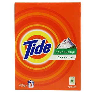 Стиральный порошок Автомат Альпийская свежесть Tide, 450 г 000000000001021351