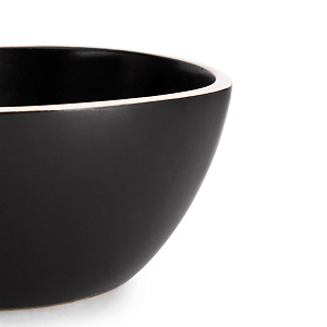 Салатник 15см квадратный черный глазурованная керамика 000000000001213891