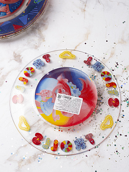 Тарелка 19,5см ND PLAY Поп Тролли 2 стекло 000000000001203144