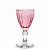 Рюмка для водки 50мл розовый стекло 000000000001218742