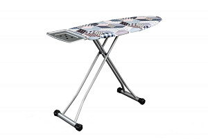 Доска гладильная 120х44см PERILLA Лиана подставка под утюг розетка удлинитель гладильная поверхность-металл чехол с антипригарным покрытием 000000000001205946