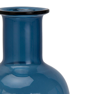 Ваза 21см Vague синяя стекло 000000000001224291