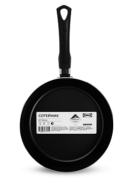 Сотейник 24х6,3см КАЛИТВА FORA антипригарное покрытие бакелитовая ручка черный алюминий 000000000001229246