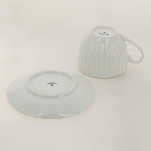 Чайная пара чашка 220мл+блюдце, подарочная упаковка, Грация, Анжелика,101-01011 000000000001183384