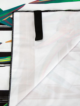 Полотенце пляжное с чехлом 75х150см Пальмовый лист микрофибра полиэстер 000000000001227520