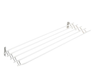 Сушилка для белья 6м 120х45х18,5см НИКА настенная белая металл 000000000001205082