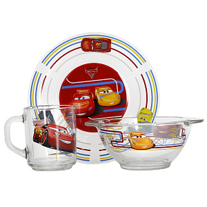 Набор для завтрака Тачки, 3 предмета 000000000001176874