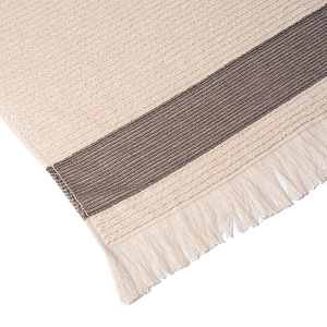 Полотенце махровое 50х90см СОФТИ Гармошка молочный хлопок 100% 000000000001213294