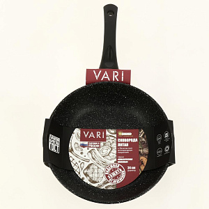 Сковорода 24см VARI Классическая каменная антипригарное покрытие литой алюминий 000000000001203530