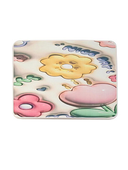 Столик 60х60х52см ST 3D складной цветочки железо/МДФ 000000000001227147