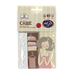 Ароматическое саше DE'NASTIA Свежесть 35гр 3шт F000006 000000000001133585