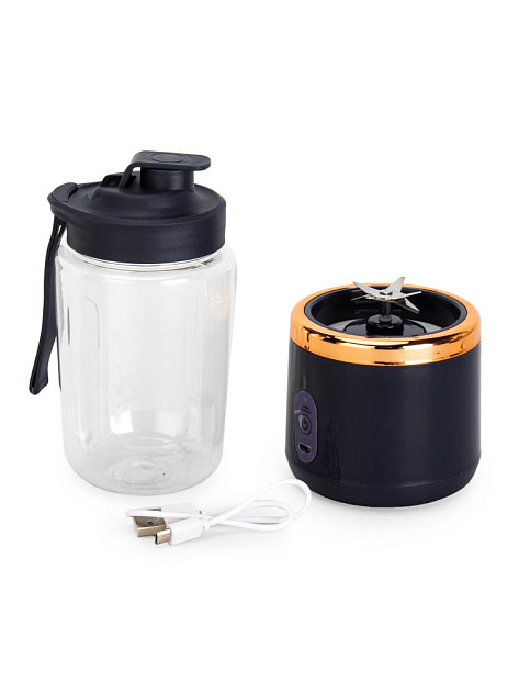 Блендер-кружка электрическая 18x9x9см 5В 3А 40Вт 800mah USB штекер синий 000000000001228465