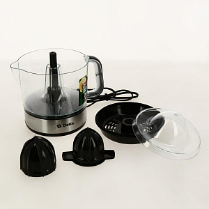 Соковыжималка электрическая DELTA для цитрусовых 40Вт. Объем ёмкости для сока 700мл. Цвет черный. Нержавеющая сталь. 0R-00006616 000000000001205346