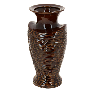 Ваза амур коричневая 20 см ввр-24455 000000000001191997