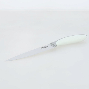 Нож универсальный 13см DE'NASTIA белая ручка нержавеющая сталь/пластик 000000000001210805