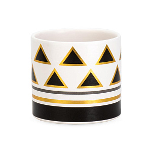 Кашпо 10х9см 0,45л Геометрия I керамика 000000000001225874