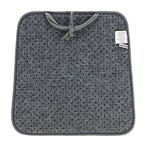 Подушка на стул DE'NASTIA 40х35х38см Пионы серый P111135 000000000001167690