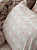 Комплект постельного белья Семейный DE'NASTIA (50x70см-2шт/70x70см-2шт/под-145x210см-2шт/пр-230x260см) Магнолия бежевый/розовый жатый хлопок 000000000001221458