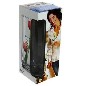 Ваза с серебряной отводкой Bohemia, 26 см 000000000001089433