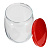 CESNI Банка для сыпучих продуктов 920мл PASABAHCE Red стекло 43004RSL 000000000001154320