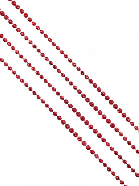 Новогодняя гирлянда Красный маскарад из полистирола / 270x0,7см арт.78851 000000000001191375